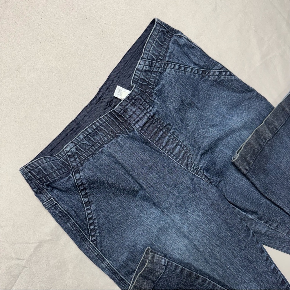 Chico’s Platinum Jeans Dark wash Size 0.5 Bootcut Elastic Waist - Picture 2 of 7